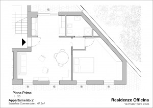 Appartamento 2 - mq: 67,20