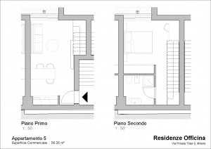 Appartamento 5 - mq: 56,35