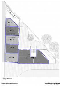 Disposizione Appartamenti - Piano Secondo